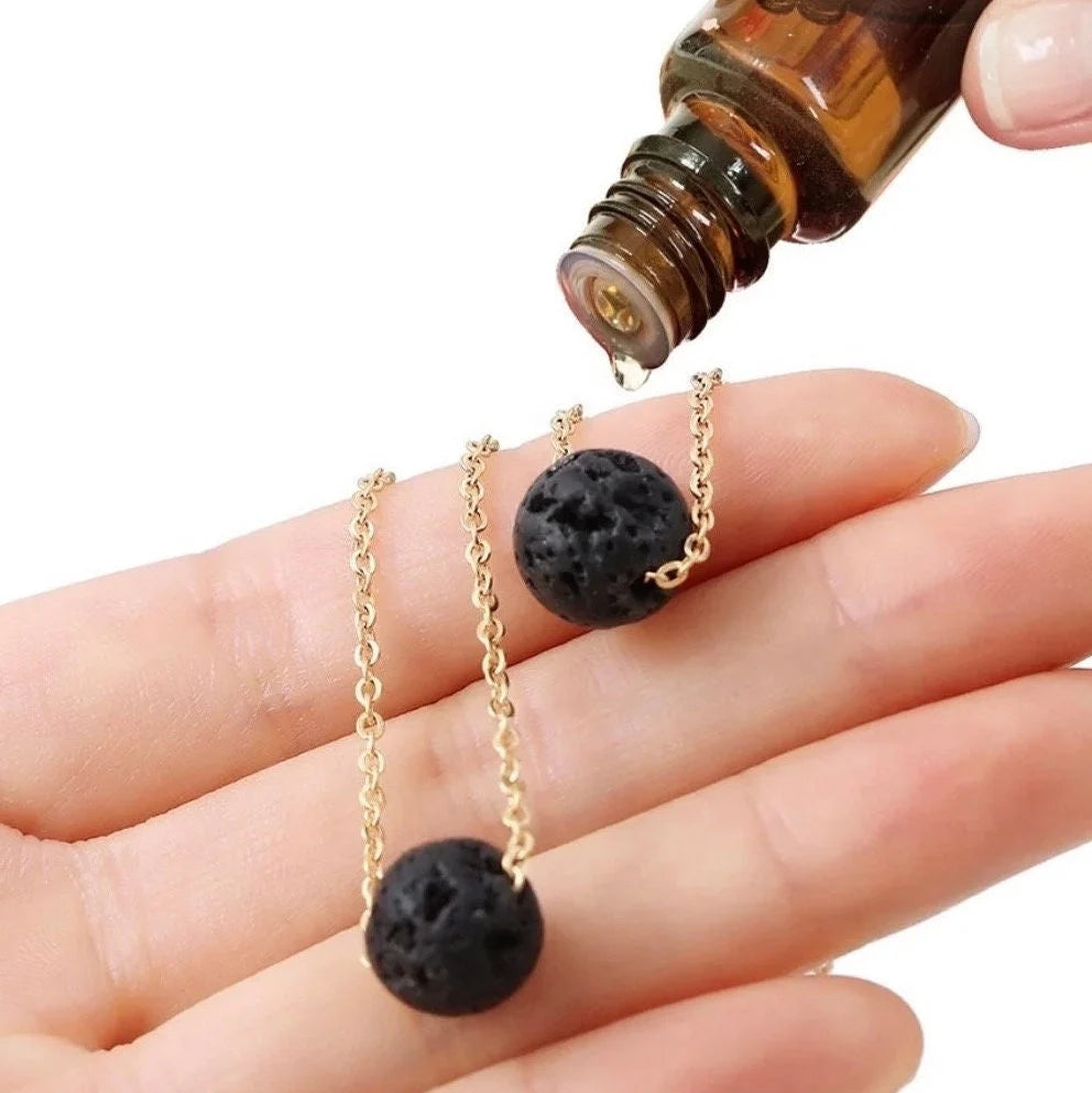 Lava Aromatherapy Necklace